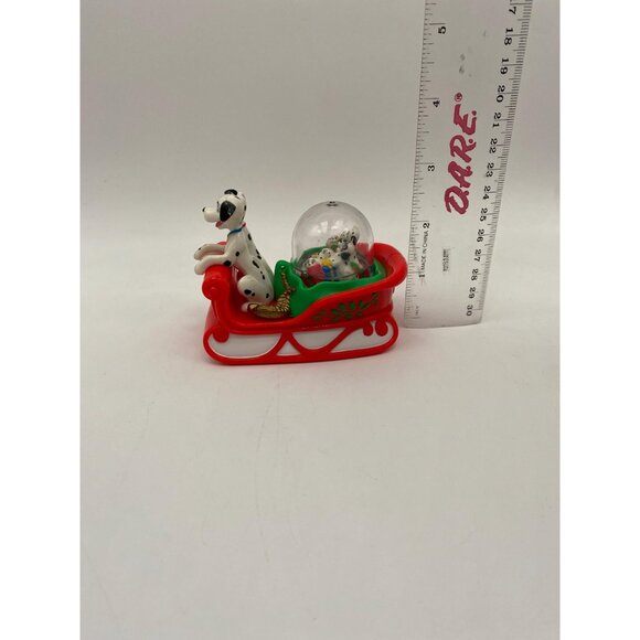 Disney 101 Dalmatians Snow Globe Ornament McDonald's Happy Meal Collectible Toy - Picture 3 of 9